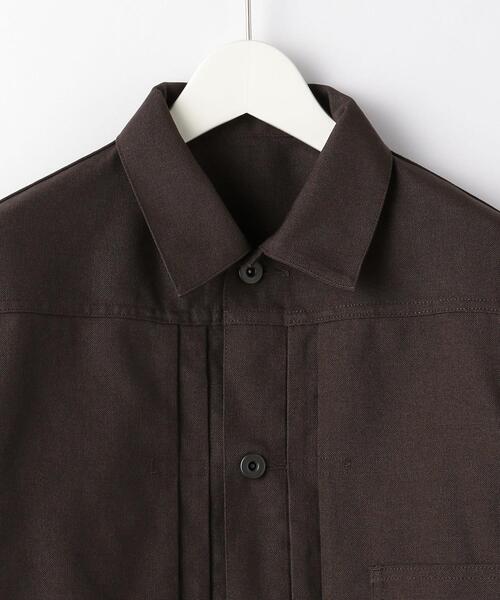 green label relaxing(グリーンレーベルリラクシング)の「SC ホップサック TYPE-1 アウター(その他アウター・メンズ・ダークブラウン/オフホワイト・XL/S/L/M)」の18枚目の写真