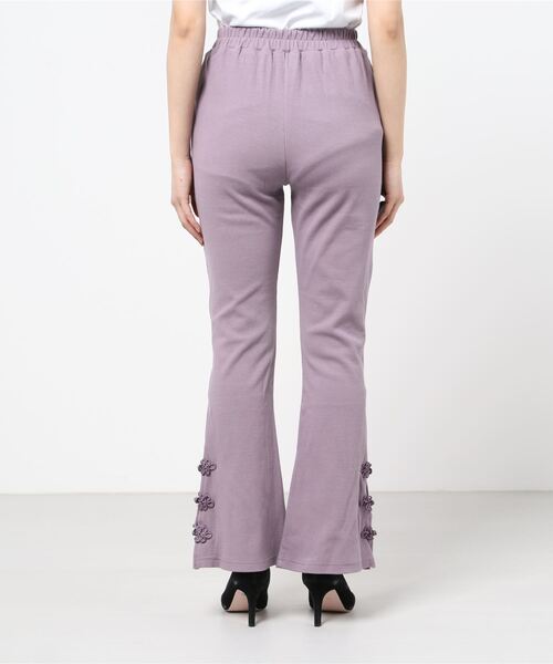 WEGO（ウィゴー）の「DISPARK/チャイナボタンリブパンツ（スラックス・レディース・ブラック/パープル/ブルー・FREE）」の18枚目の写真