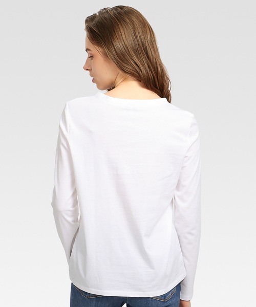 tシャツ ベーシックロゴロングスリーブTシャツ レディース TOMMY HILFIGER tシャツ ベーシックロゴロングスリーブTシャツ