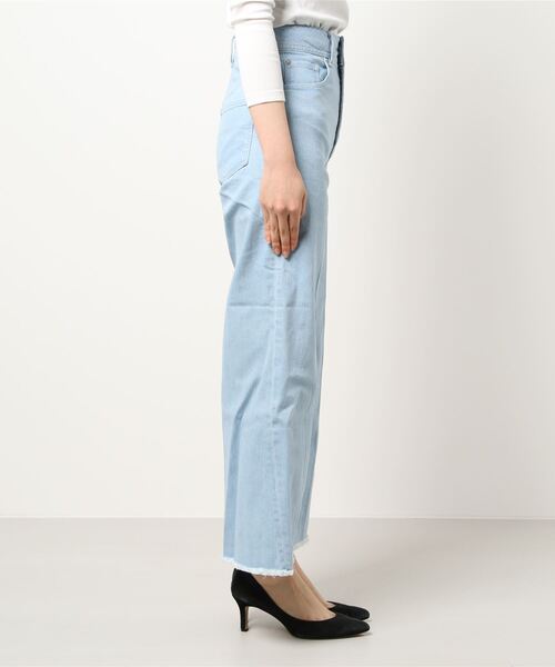 PUBLIC TOKYO（パブリックトウキョウ）の「PUBLIC DENIM SAX WIDE（Tシャツ/カットソー・レディース・サックスブルー・1/2/3/4）」の2枚目の写真