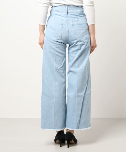 PUBLIC TOKYO（パブリックトウキョウ）の「PUBLIC DENIM SAX WIDE（Tシャツ/カットソー・レディース・サックスブルー・1/2/3/4）」の3枚目の写真