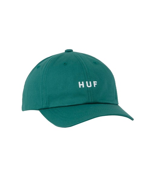 HUF（ハフ）の「ESSENTIALS OG LOGO CV HAT　HUF ハフ キャップ（キャップ・メンズ・グリーン/ストーン/ブラック・O/S）」の3枚目の写真