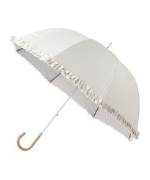 LANVIN en Bleu（ランバンオンブルー）の「遮光 晴雨兼用日傘　ドビーフリル（長傘）」