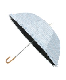 一級遮光 晴雨兼用日傘 長傘 フレアフリル（長傘）｜LANVIN en Bleu