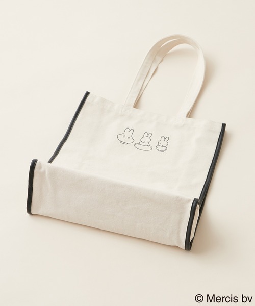 natural couture（ナチュラルクチュール）の「MIFFYコラボパイピングおでかけトートバッグ（トートバッグ・レディース・その他1/その他2・FREE）」の4枚目の写真