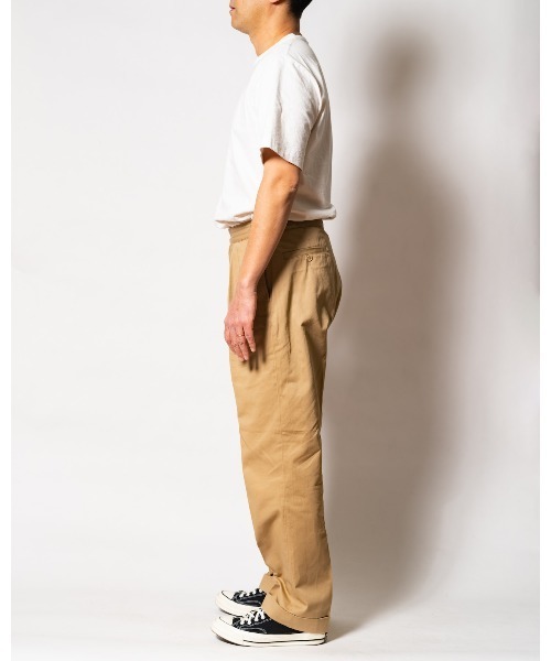 KIFFE（キッフェ）の「【KIFFE キッフェ】UNISEXベルトレスパンツ（その他パンツ・メンズ・ダークグリーン/ネイビー/タン/ホワイト・S/M/L/FREE）」の7枚目の写真