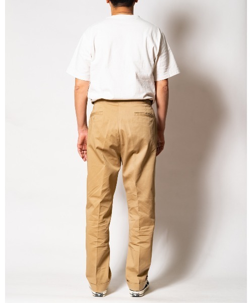 KIFFE（キッフェ）の「【KIFFE キッフェ】UNISEXベルトレスパンツ（その他パンツ・メンズ・ダークグリーン/ネイビー/タン/ホワイト・S/M/L/FREE）」の9枚目の写真