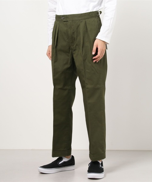 KIFFE（キッフェ）の「【KIFFE キッフェ】UNISEXベルトレスパンツ（その他パンツ・メンズ・ダークグリーン/ネイビー/タン/ホワイト・S/M/L/FREE）」の12枚目の写真