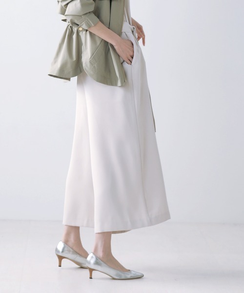 Bou Jeloud（ブージュルード）の「ベルト付きＶネックオールインワン（つなぎ/オールインワン・レディース・ブラック/ベージュ・38）」の13枚目の写真