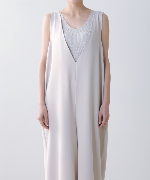 Bou Jeloud（ブージュルード）の「ベルト付きＶネックオールインワン（つなぎ/オールインワン・レディース・ブラック/ベージュ・38）」の19枚目の写真