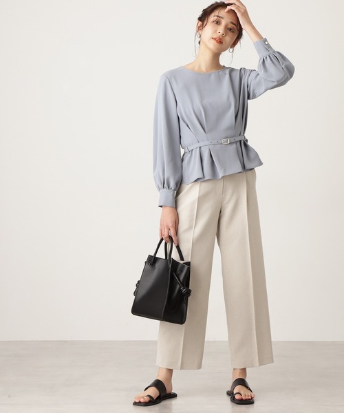 N.（N. Natural Beauty Basic）（エヌエヌナチュラルビューティーベーシック）の「【S Size Line】◆ジプシーサップパンツ（その他パンツ・レディース・ネイビー/オフホワイト/ピンク/ベージュ系その他・SMALL/MEDIUM）」の8枚目の写真