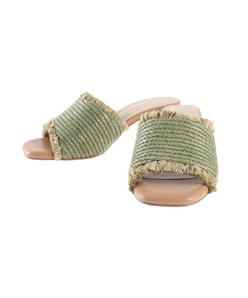 MERCURYDUO(マーキュリーデュオ)の「クリアヒール雑材サンダル(サンダル・レディース・カーキ/アイボリー・38/36)」の4枚目の写真