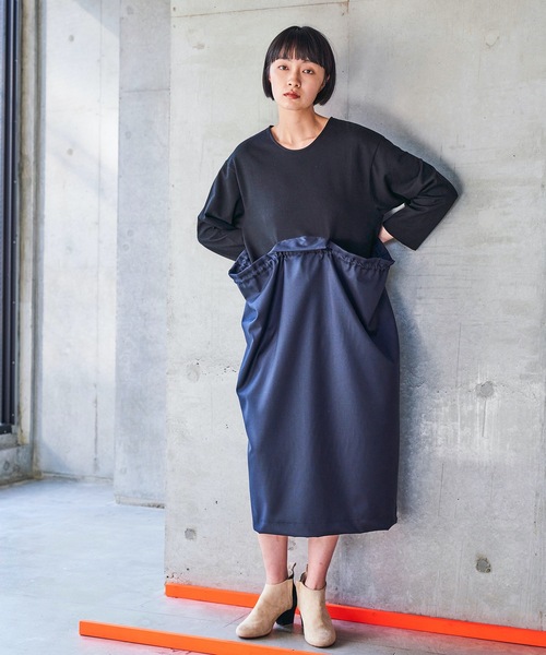 sneeuw（スニュウ）の「レイヤースカートワンピース（ワンピース