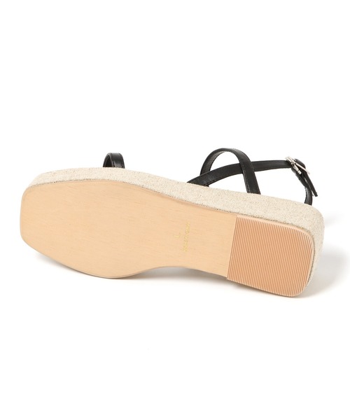 Andemiu（アンデミュウ）の「プラットフォームサンダル939463（サンダル・レディース・ブラック/ライトグリーン/アイボリー・SMALL/MEDIUM/LARGE）」の17枚目の写真