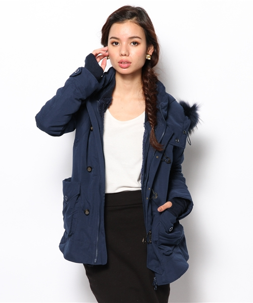 SLY(スライ)の「14AW N3-B SHORT(その他アウター・レディース・ブラック/カーキ系/ネイビー・2/1)」の17枚目の写真