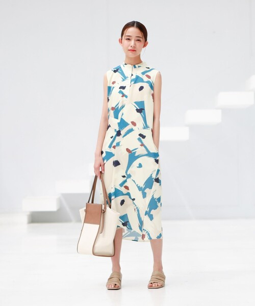 CAST:（キャストコロン）の「ツイルキャンバストート（トートバッグ・レディース・グレー/オフホワイト・FREE）」の4枚目の写真