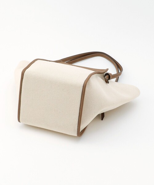 CAST:（キャストコロン）の「ツイルキャンバストート（トートバッグ・レディース・グレー/オフホワイト・FREE）」の12枚目の写真