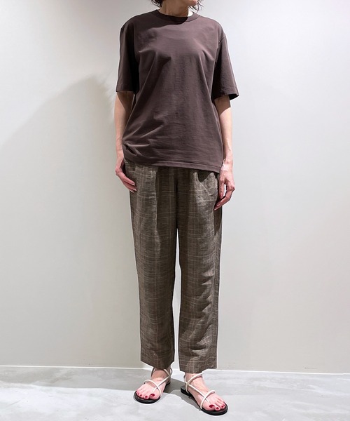 MORRIS & SONSレーヨンリネン イージーパンツ CHECK 楽天市場