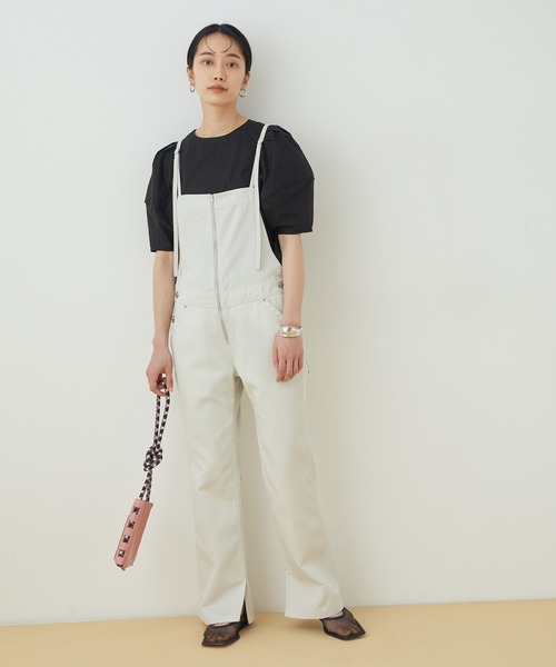 ADAM ET ROPE'（アダムエロペ）の「【2WAY・WEB限定】コクーンスリーブブラウス（シャツ/ブラウス・レディース・ホワイト/ブラック/ブルー系その他・FREE）」の6枚目の写真