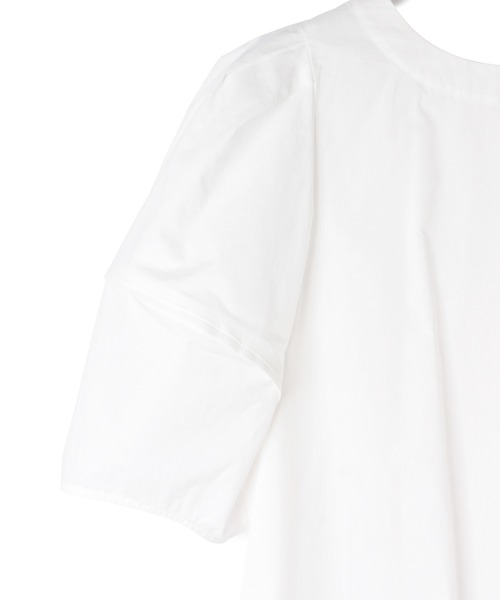 ADAM ET ROPE'（アダムエロペ）の「【2WAY・WEB限定】コクーンスリーブブラウス（シャツ/ブラウス・レディース・ホワイト/ブラック/ブルー系その他・FREE）」の12枚目の写真