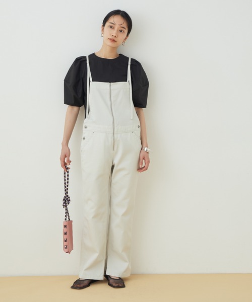 ADAM ET ROPE'（アダムエロペ）の「【2WAY・WEB限定】コクーンスリーブブラウス（シャツ/ブラウス・レディース・ホワイト/ブラック/ブルー系その他・FREE）」の18枚目の写真