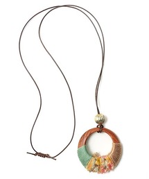 チチカカ | ウッドｘカラフル糸巻ネックレス(ネックレス)