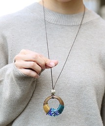 チチカカ | ウッドｘカラフル糸巻ネックレス(ネックレス)