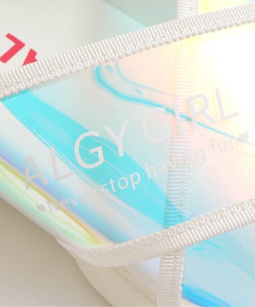 algy(アルジー)の「(レ)オーロラクロスサンダル(サンダル・キッズ・ブラック/オフホワイト・23/24/22/20/21)」の8枚目の写真