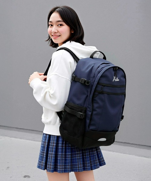 セール】【FILA/フィラ】WEB限定 別注 筆記体刺繍 大容量 ビック