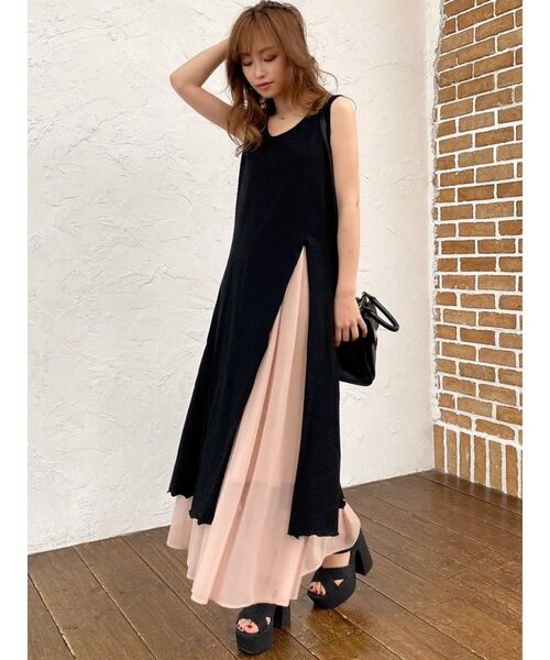 RESEXXY(リゼクシー)の「クロスデザイン厚底サンダル(サンダル・レディース・ブラック/ブラウン/アイボリー・LARGE/MEDIUM/SMALL)」の7枚目の写真