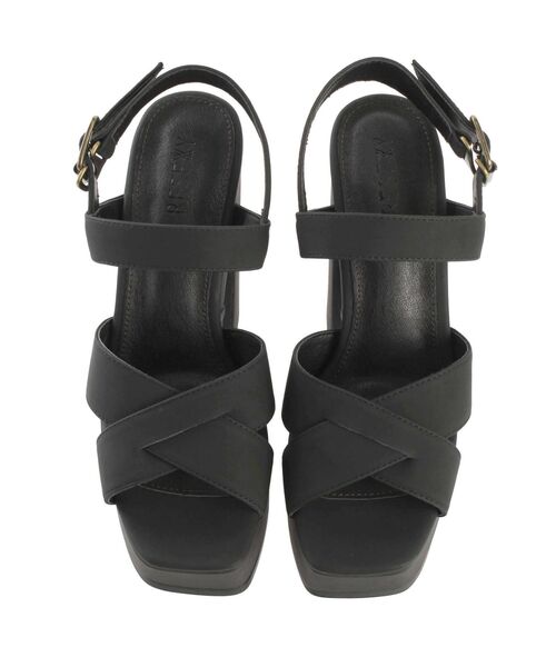 RESEXXY(リゼクシー)の「クロスデザイン厚底サンダル(サンダル・レディース・ブラック/ブラウン/アイボリー・LARGE/MEDIUM/SMALL)」の10枚目の写真