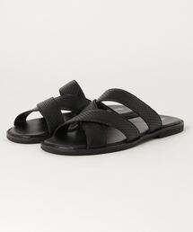 HIGH STREET | HIGH STREET∴レザーコンビサンダル(ドレスシューズ)