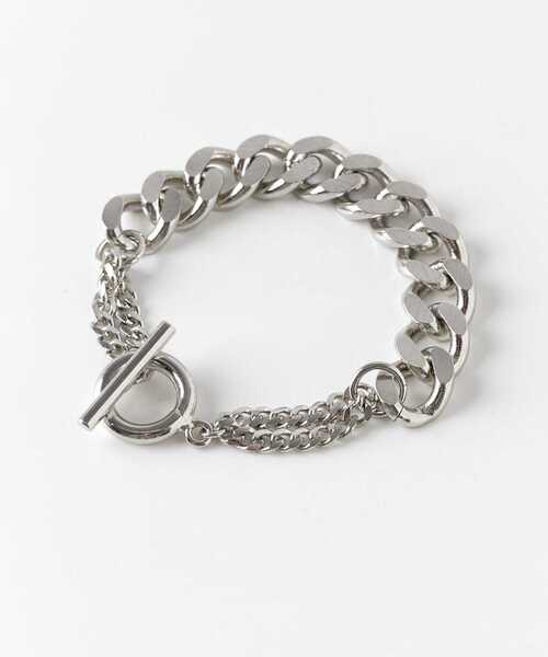 URBAN RESEARCH（アーバンリサーチ）の「URBAN RESEARCH iD　コンビネーションチェーンブレスレット（ブレスレット・メンズ・シルバー・FREE）」の7枚目の写真