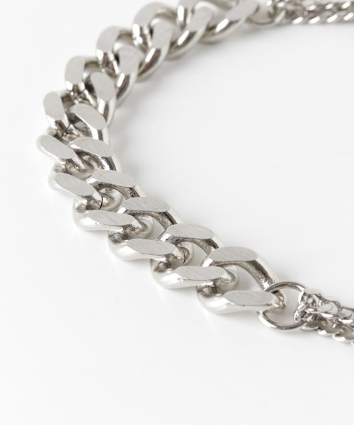 URBAN RESEARCH（アーバンリサーチ）の「URBAN RESEARCH iD　コンビネーションチェーンブレスレット（ブレスレット・メンズ・シルバー・FREE）」の9枚目の写真