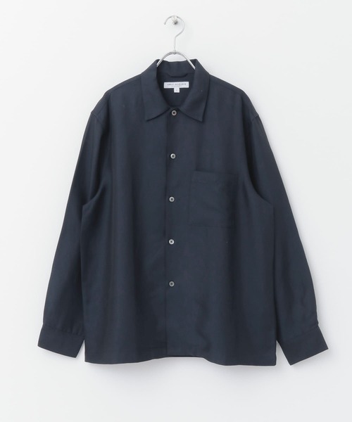 URBAN RESEARCH（アーバンリサーチ）の「ヴィスコースリネンボックスシャツ（シャツ/ブラウス・メンズ・ネイビー/グリーン・MEDIUM/LARGE）」の8枚目の写真