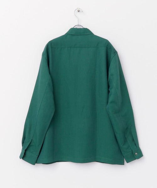 URBAN RESEARCH（アーバンリサーチ）の「ヴィスコースリネンボックスシャツ（シャツ/ブラウス・メンズ・ネイビー/グリーン・MEDIUM/LARGE）」の11枚目の写真