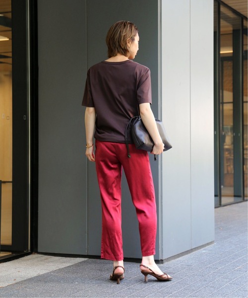 Deuxieme Classe(ドゥーズィエムクラス)の「*silk パンツ(その他パンツ・レディース・ブラック/パープル/ブラウン/ピンク/ボルドー・38/36)」の13枚目の写真