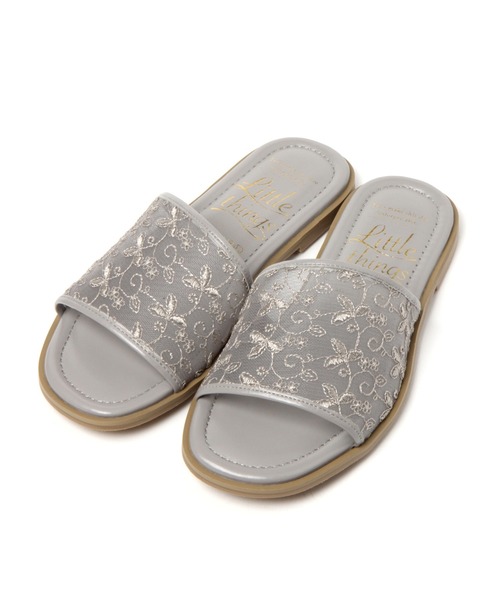 studio CLIP（スタディオクリップ）の「シースルーフラットサンダル（サンダル・レディース・グレー/ホワイト/ブラック・LARGE/MEDIUM）」の3枚目の写真