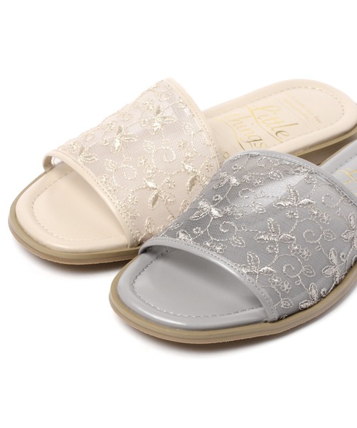 studio CLIP（スタディオクリップ）の「シースルーフラットサンダル（サンダル・レディース・グレー/ホワイト/ブラック・LARGE/MEDIUM）」の5枚目の写真