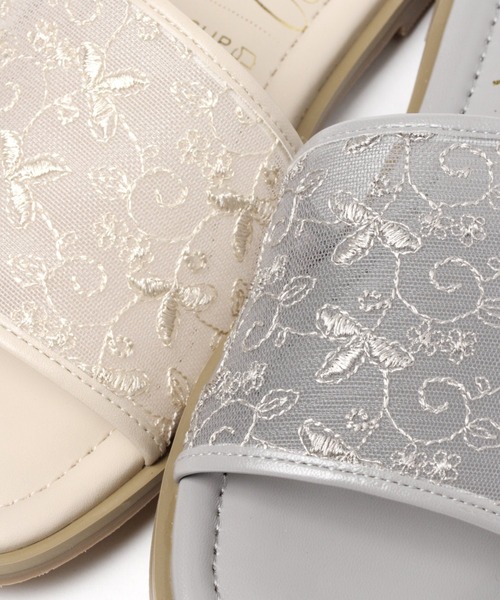 studio CLIP（スタディオクリップ）の「シースルーフラットサンダル（サンダル・レディース・グレー/ホワイト/ブラック・LARGE/MEDIUM）」の9枚目の写真