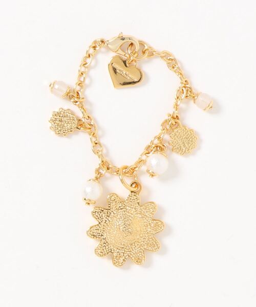 Samantha Thavasa Petit Choice（サマンサタバサ　プチチョイス）の「カモミールモチーフバッグチャーム（チャーム・レディース・ホワイト・FREE）」の2枚目の写真