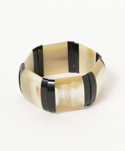 Ray BEAMS（レイビームス）の「L'INDO CHINEUR / Black&White ブレスレット（ブレスレット・レディース・その他・ONE SIZE）」の3枚目の写真