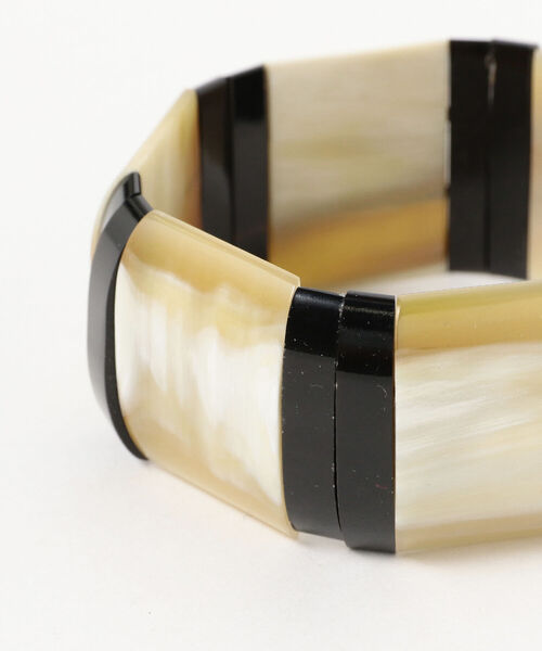 Ray BEAMS（レイビームス）の「L'INDO CHINEUR / Black&White ブレスレット（ブレスレット・レディース・その他・ONE SIZE）」の4枚目の写真