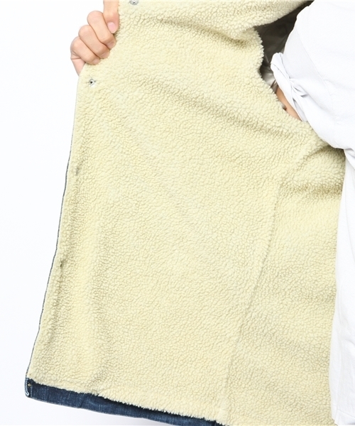 HYSTERIC GLAMOUR（ヒステリックグラマー）の「SブロークンデニムランチCO（デニムジャケット・メンズ・インディゴブルー/ダークインディゴブルー・LARGE/SMALL/MEDIUM）」の4枚目の写真