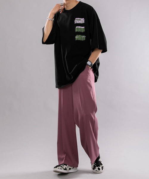 kutir（クティール）の「ワイドストレートパンツ（その他パンツ・メンズ・パープル/オレンジ/ダークブルー・SMALL/MEDIUM/LARGE）」の4枚目の写真