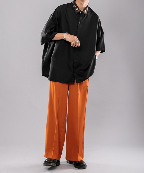 kutir（クティール）の「ワイドストレートパンツ（その他パンツ・メンズ・パープル/オレンジ/ダークブルー・SMALL/MEDIUM/LARGE）」の17枚目の写真