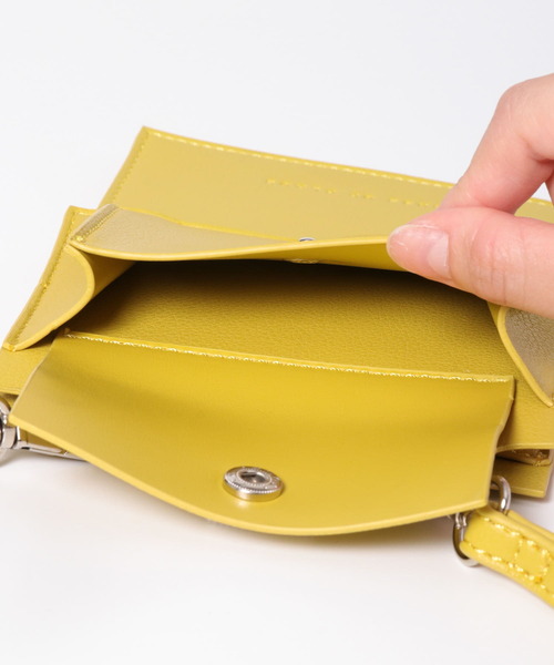 SENSE OF PLACE by URBAN RESEARCH（センスオブプレイスバイアーバンリサーチ）の「MULTI WAYマイクロショルダーバッグ（ショルダーバッグ・レディース・マスタード/ブラック/ベージュ・ONE）」の18枚目の写真