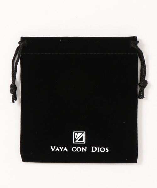 Vaya Con Dios(ヴァヤコンディオス)の「【VayaConDios/ヴァヤコンディオス】ステンレス製ネイティブ柄フープピアス(ピアス(片耳用)・メンズ・ブラック/ゴールド/シルバー・FREE)」の5枚目の写真