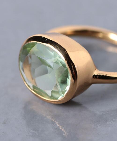 SHYLA（シャイラ）の「＜SHYLA（シャイラ）＞OVAL CNK リング（リング・レディース・ライトブルー/ケリー・11）」の6枚目の写真