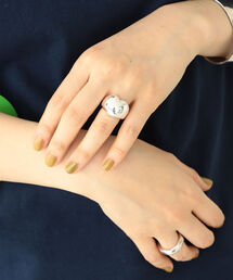 BEAMS BOY | BEAMS BOY / シルバーメッキ パフィ ハート リング(リング)